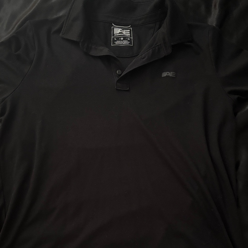 American Eagle Outfitters Men's Dark Polo Shirt